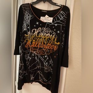 Black long sleeve Halloween top